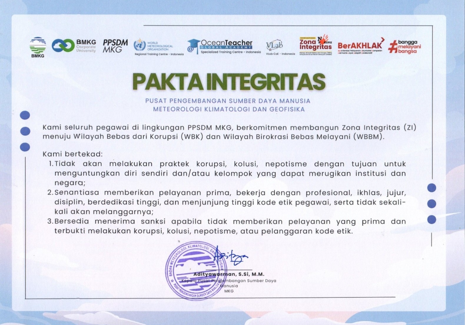 Pakta Integritas